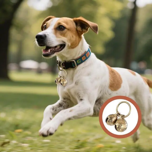 Alt view image 7 of 7 - Styquenzer Copper Bell for Dog Collar, 4 PCS Brass Dog Bells Extra Loud Collar Bell for Pet Tracking Anti Lost Training Pets Pendant Accessories Anti Theft Bells for Little Dogs & Cats