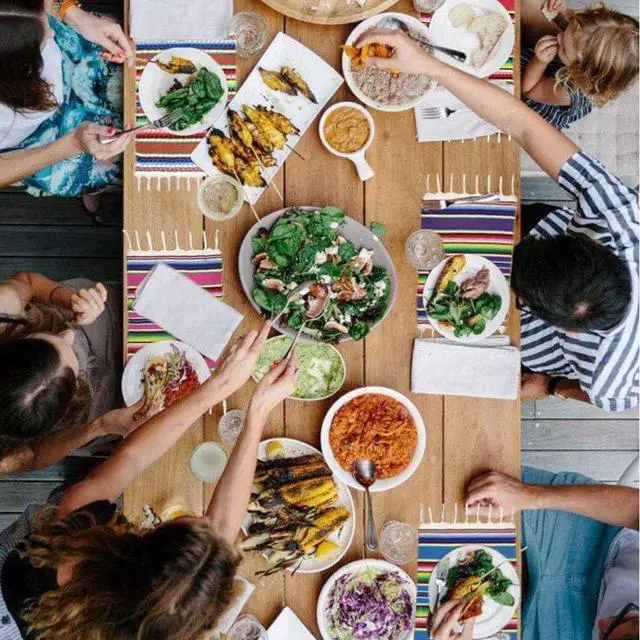 Alt view image 4 of 6 - Mexican Serape Placemats for Mexican Party Wedding Decor Outdoor Dining Kitchen Table Set of 6, 13 x 19 Inch Fringe Cotton Handwoven Table Place Mat (Multi-Color)