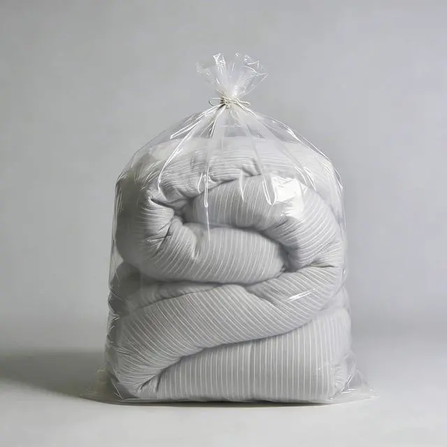 Alt view image 3 of 7 - Large Storage Bags 40x60 Inches Great for Storage and Moving | Clear Plastic Bags Perfect are Moisture Proof and Dustproof, Great for Bed items Storage, Business Use and More (5 pack)