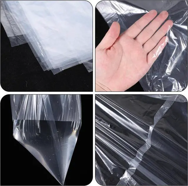 Alt view image 3 of 7 - 10 Pack Clear Plastic Storage Bags, 27" x 40", Extra Large Storage Bag Packaging for Pillow Comforters Duvet Blanket, Clothes, Travel, Moving, Reusable Bags