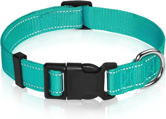 Main image of Reflective Dog Collar for Medium Large Small XS XL Extra Small Dogs, Nylon Adjustable Puppy Collar