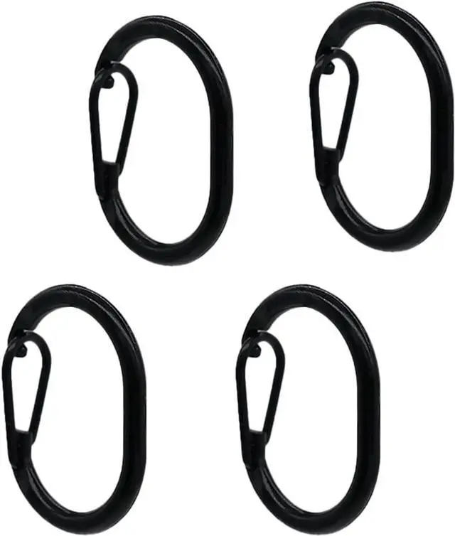 Main image of 4 Pack Pet Tag Clips, Dog Rings for Pet Collar, ID Tag Quick Clips for Dogs and Cats