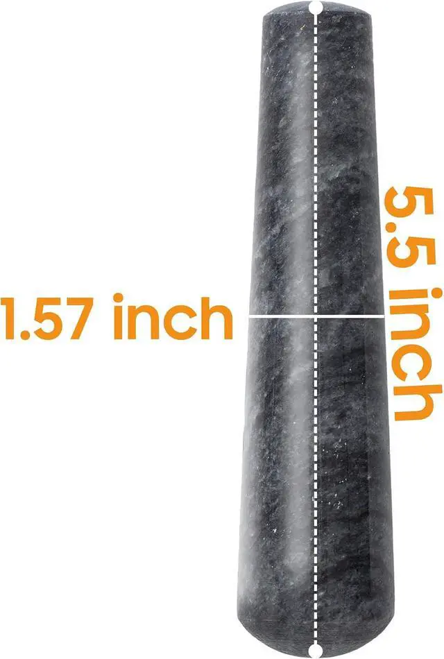 Alt view image 2 of 4 - Marble Pestle, Easy Grinding, Suitable for Granite, Marble, Wood and Other Types of Mortar Replacement Pestle