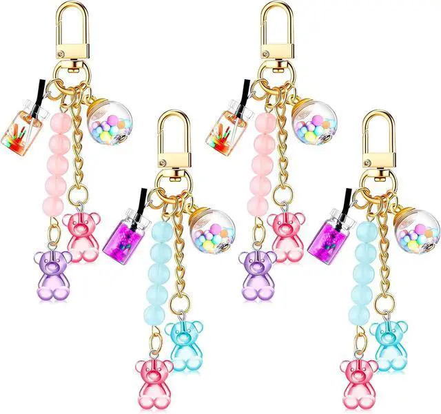 Main image of Ecally Pack Bear Keychains for Backpack Girl