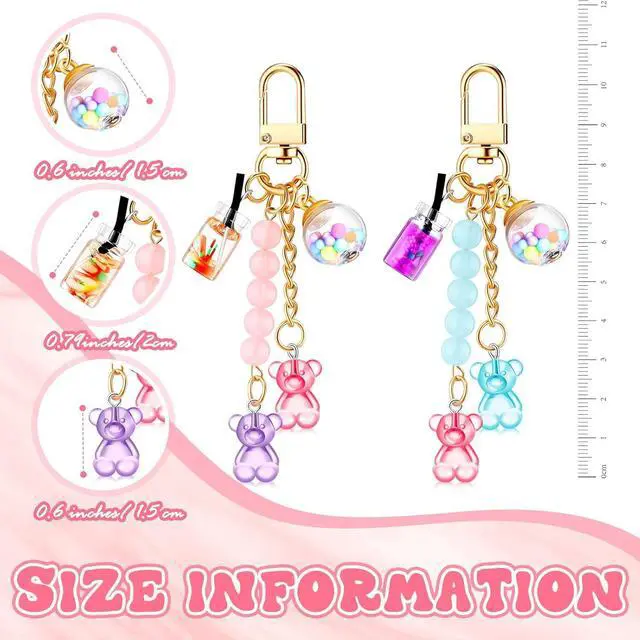 Alt view image 2 of 7 - Ecally Pack Bear Keychains for Backpack Girl