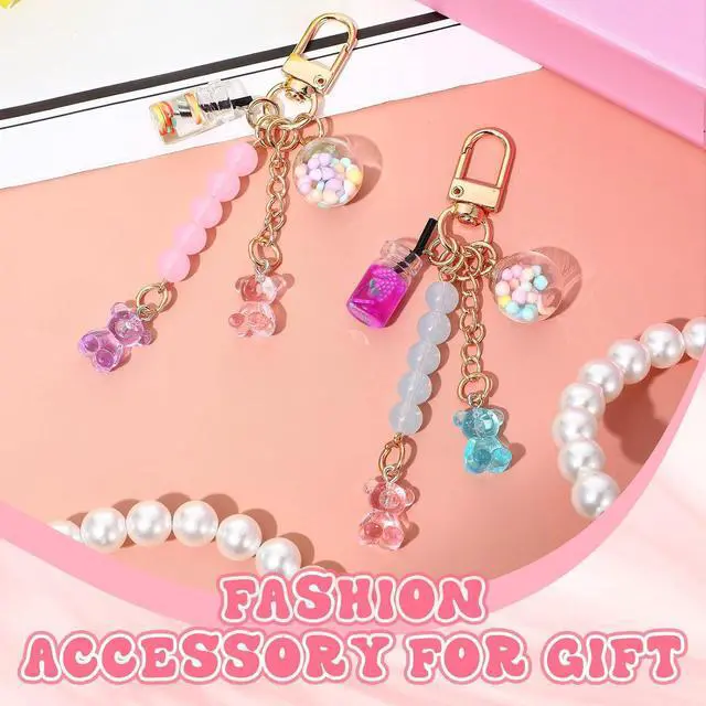 Alt view image 6 of 7 - Ecally Pack Bear Keychains for Backpack Girl