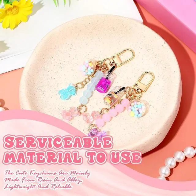 Alt view image 7 of 7 - Ecally Pack Bear Keychains for Backpack Girl