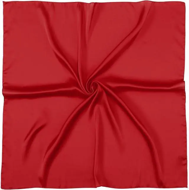 Alt view image 7 of 7 - RIIQIICHY 35 Inch Head Scarf for Women Hair Scarf Like Silk Scarf Square Scarf Bandanas for Women