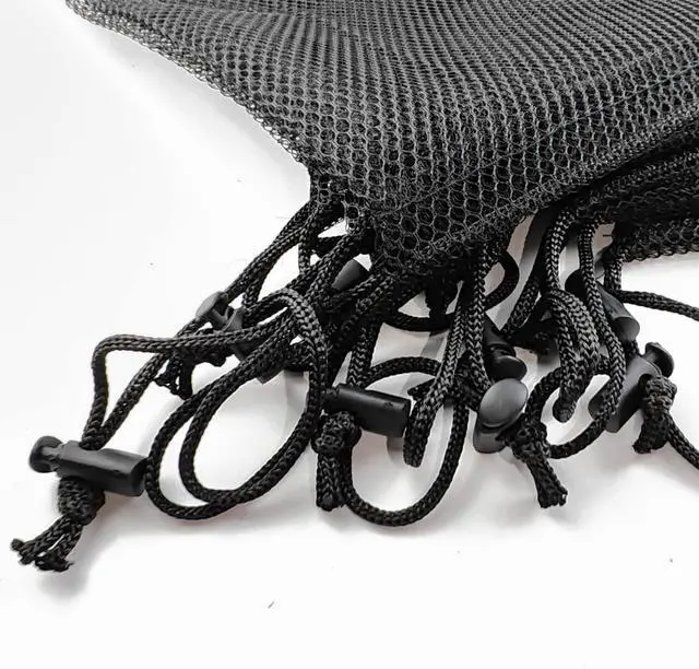 Alt view image 3 of 5 - GXXMEI 10PCS 8X12inch Nylon Mesh Drawstring Bags with Cord Lock Closure Delicates Laundry Bag For Washing Machine Small Gym Bag for Basketball, Volleyball, Football, Golf Stuff Balls