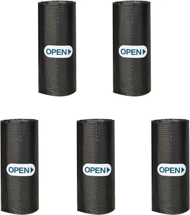 Main image of Mini Trash Bags for Tiny Desktop Trash cans,1.5 GAL/5.6 L Strong Garbage Bag for Small Sized Waste Bin, Black Trash Bags for 3 in 1 Rvs Trash Can (150 Count / 5 Rolls, Black)