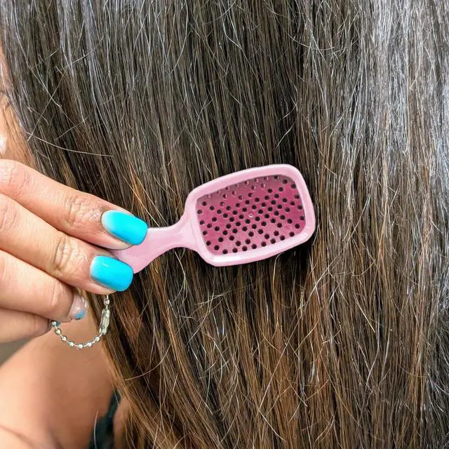 Alt view image 3 of 7 - FHI Heat UNbrush Super Mini Keychain - Collectible Charm | Collectible Miniature Charm Keychain for Bags and Keys - Accessory for Beauty Lovers
