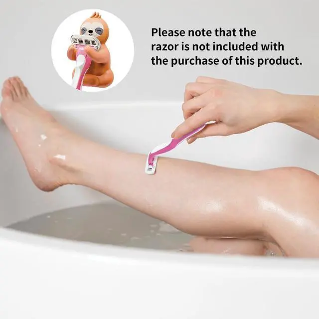 Alt view image 5 of 6 - AGMDESIGN Funny Sloth Razor Holder for Shower Wall, Cute Animal Bathroom Decor and Accessories for Women Men, Bathroom Gadgets for Home Kitchen Restroom Dorm, Sloth Gifts for Women Sisters Wife