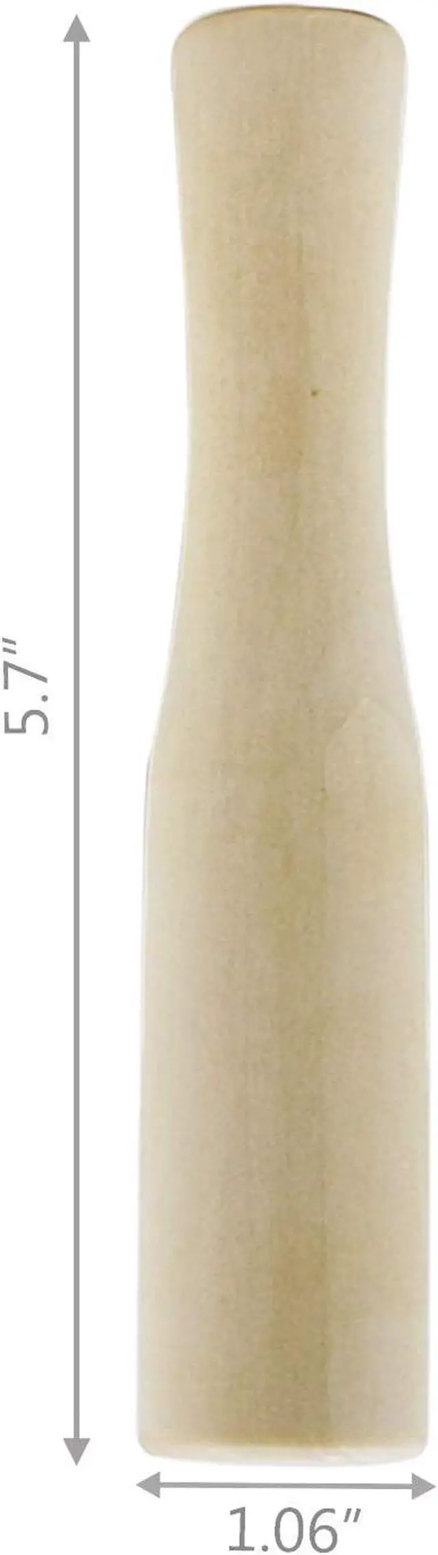 Alt view image 2 of 5 - LiXiongBao Wooden Pestle Professional Artisan Hardwood Grinder Pestle Food Grinding Stick Spice Grinder Tool Kitchen Gadget for Bartender and Home Use