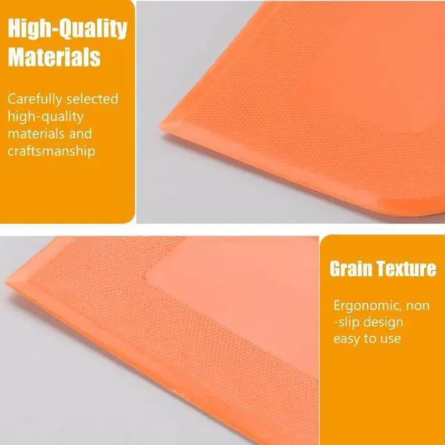 Alt view image 3 of 5 - Bench Scraper, Dough Scraper, Bowl Scraper, Food Scraper Tool, Cake Scraper and Pastry Scraper, Baking Supplies Kitchen Gadgets