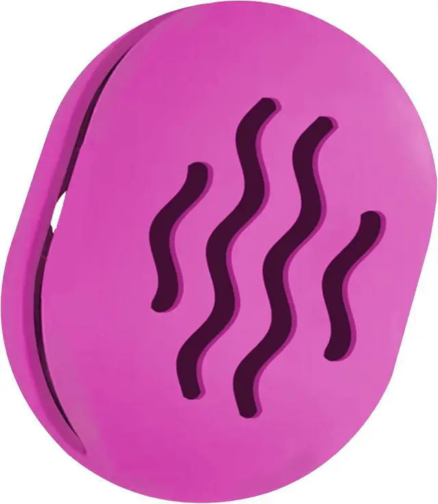 Main image of Makeup Sponge & Beauty Blender Travel Case - Shatterproof Silicone Holder, Portable Storage Organizer (Purple)