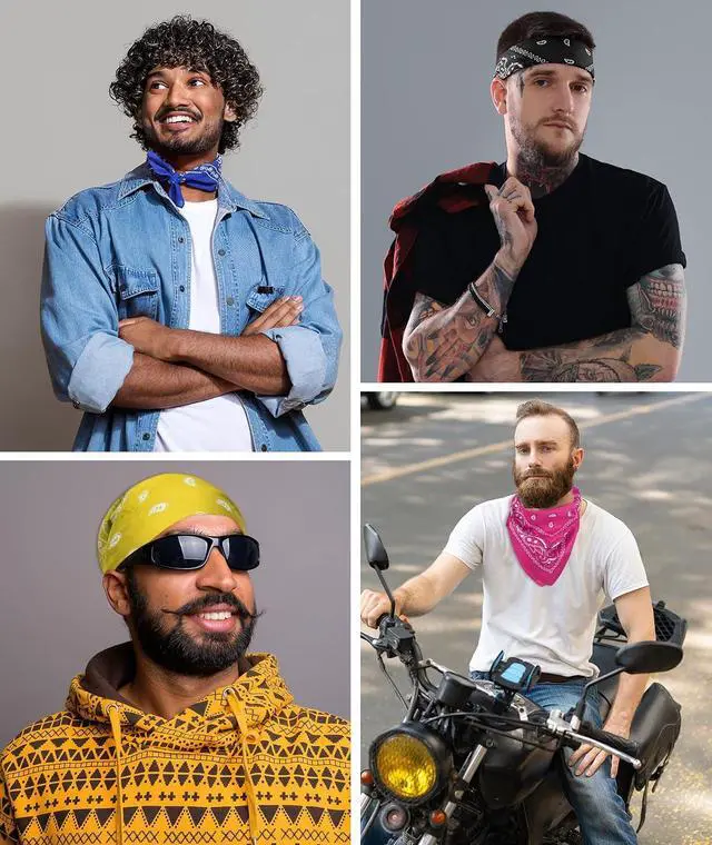 Alt view image 6 of 7 - MEEZY 3/6/10 Pack Bandanas for Women Men, Paisley Pattern Bandana Handkerchiefs Outdoor Multi-Purpose Cowboy 100% Polyester
