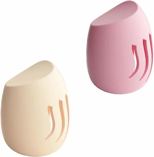 Main image of Makeup Sponge Holder,Double-Sided Breathable Silicone Beauty Blender Holder for Travel or Daily,Shatterproof Make-up Travel Case Quick Drying Easy to Carry