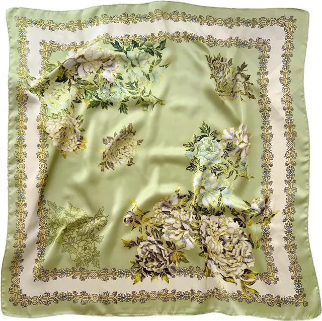 Main image of SmilerSmile 27.5" Silk Like Head Scarf For Women