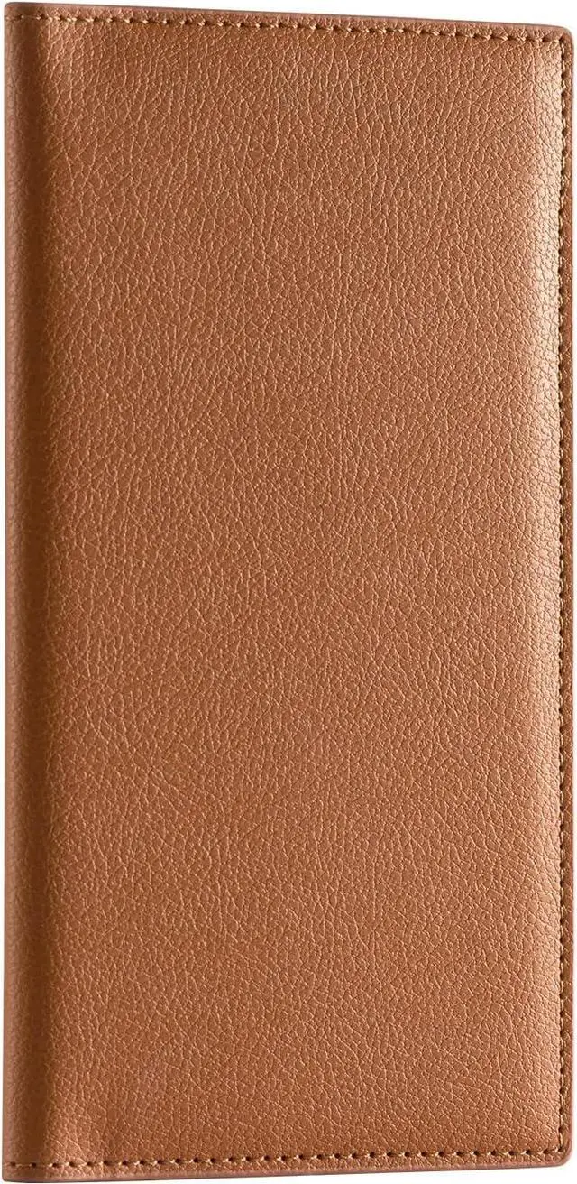 Main image of CoBak Checkbook Cover for Women & Men - PU Leather Case with RFID Blocking | Classic Design Check Book Holder for Personal and Business