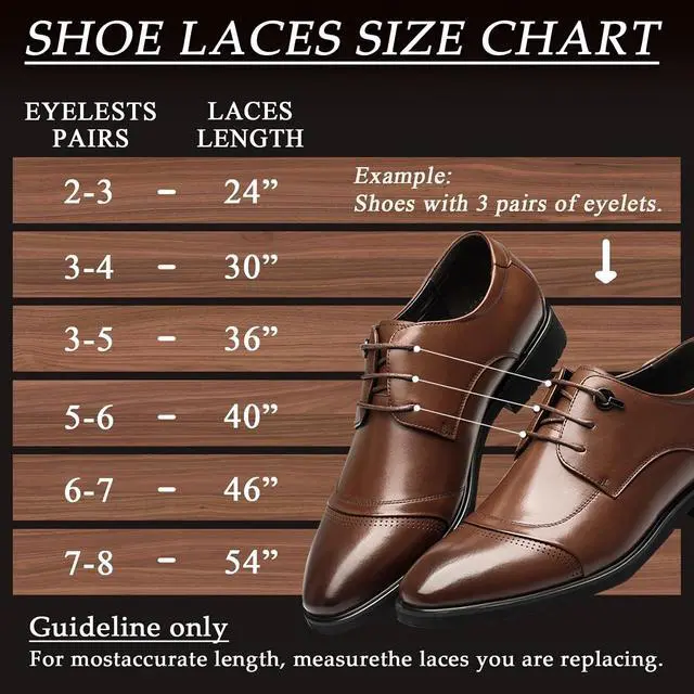 Alt view image 4 of 6 - 2 Pairs Waxed Round Shoelaces, 2.5mm Classic Oxford Shoe Laces for Formal Dress Shoes, Business Shoelaces, 80cm/31.5"