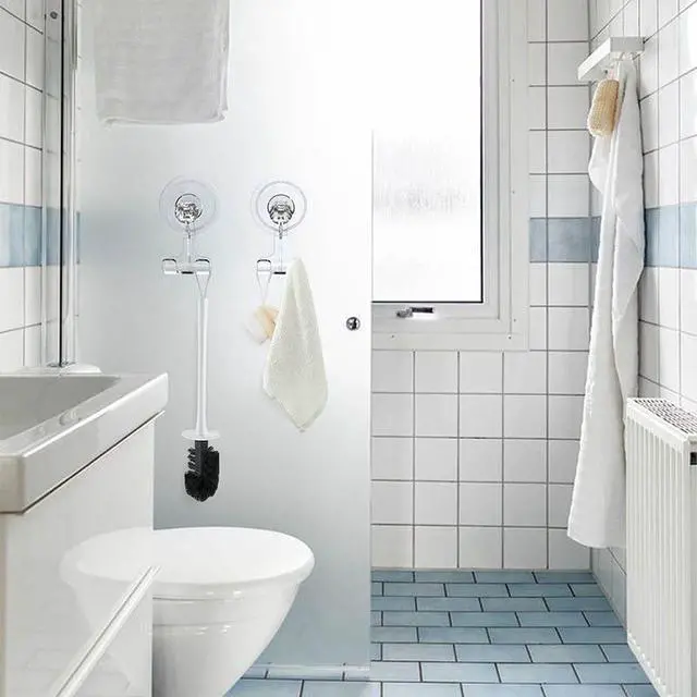 Alt view image 6 of 7 - 2PCS Suction Cup Razor Holder for Shower, Clear Reusable His and Hers Razor Hooks