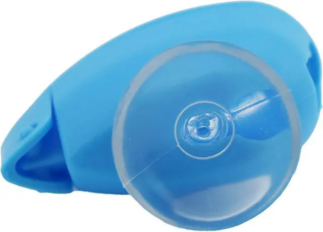 Alt view image 4 of 7 - EIKS 4 Set Travel Toothbrush Head Cover Cap with Suction Cup | Portable Protective Covers, Color-coded, For Bathroom Wall Mirror Mounting