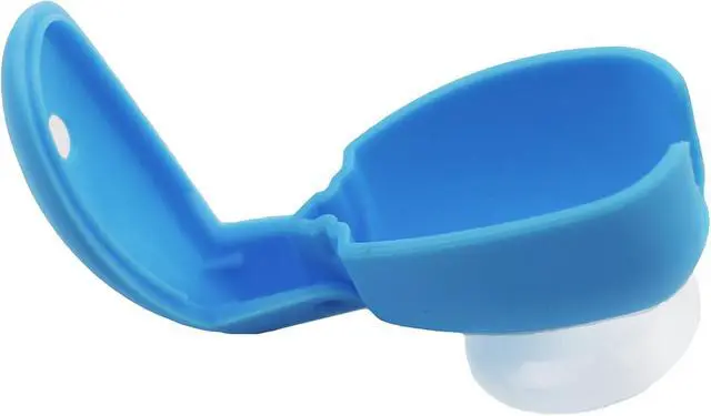 Alt view image 5 of 7 - EIKS 4 Set Travel Toothbrush Head Cover Cap with Suction Cup | Portable Protective Covers, Color-coded, For Bathroom Wall Mirror Mounting