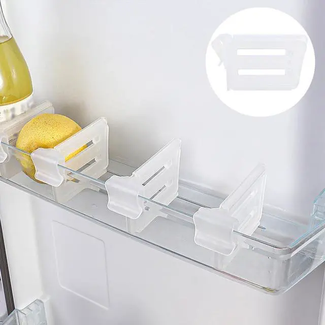 Alt view image 6 of 7 - 20 Pack Refrigerator Door Shelf Dividers Organizer Adjustable Separators for Home Kitchen Office Supplie