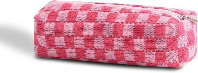 Main image of Pencil Case Pen Case Office College School Storage Bag Pouch Holder Box Organizer Makeup Pouch Cosmetic Bag Aesthetic Cute Pencil Case for Girls Boys Kids (Pink)