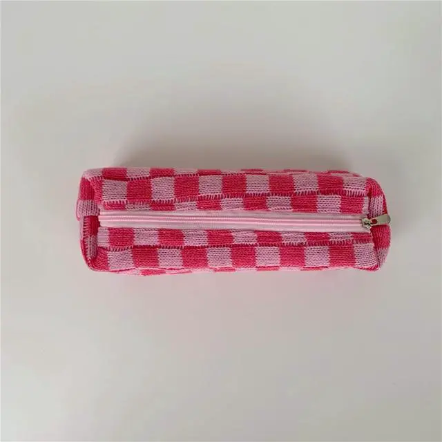 Alt view image 7 of 7 - Pencil Case Pen Case Office College School Storage Bag Pouch Holder Box Organizer Makeup Pouch Cosmetic Bag Aesthetic Cute Pencil Case for Girls Boys Kids (Pink)
