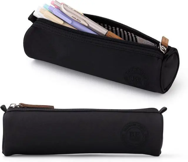 Alt view image 6 of 6 - EASTHILL Small Pencil Case Pencil Pouch Stationery Pen Bag Office Supplies for Girls Women-Black