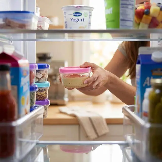 Alt view image 6 of 7 - DecorRack 7 oz Food Storage Containers, Multipurpose, Screw Lids (4 Pack)