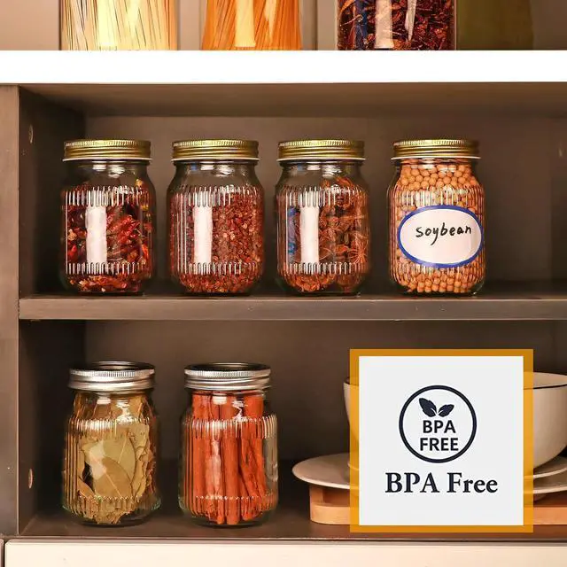 Alt view image 7 of 7 - 16 oz Wide Mouth Mason Jars 2 Pack,Glass Jars with Lids | DIY Crafts for Food Storage,Overnight Oats,Meal Prep Salad,Jam Jelly,with Sponge Brush, Labels & Marker