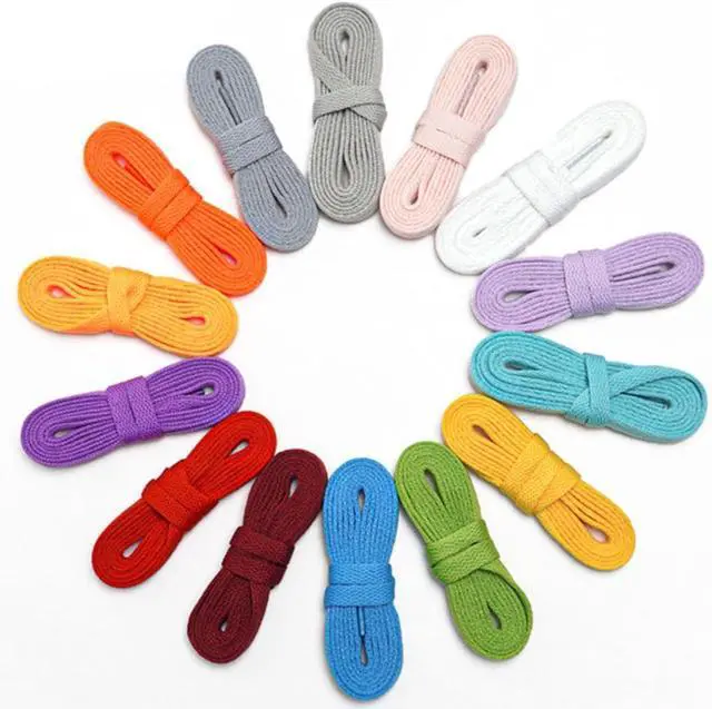Alt view image 3 of 4 - 1 Pair Shoelaces Shoe Strings for Kids and Adults (47 Inch, White)