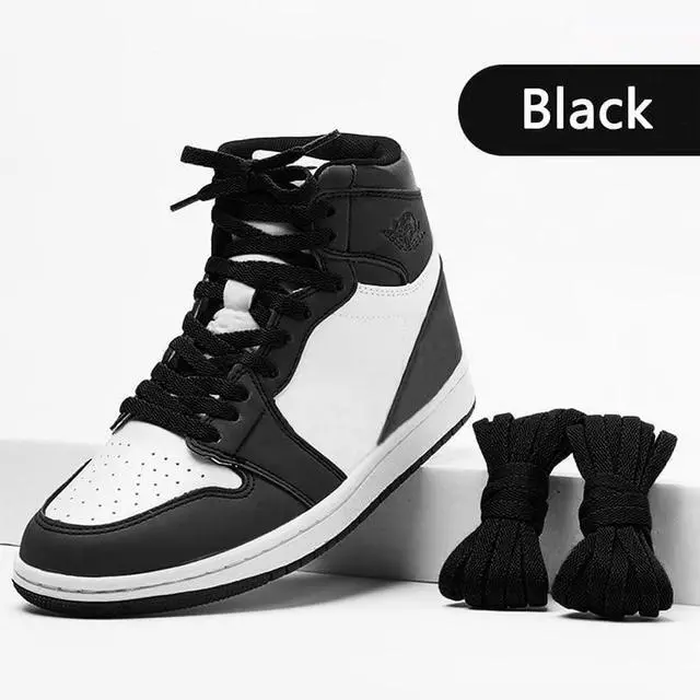 Alt view image 2 of 6 - 2 Pairs Flat Shoe Laces for Sneakers 5/16" Wide Athletic Shoelaces Boot Strings in 24"-79" for Kids Adults