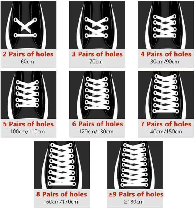 Alt view image 5 of 6 - 2 Pairs Flat Shoe Laces for Sneakers 5/16" Wide Athletic Shoelaces Boot Strings in 24"-79" for Kids Adults