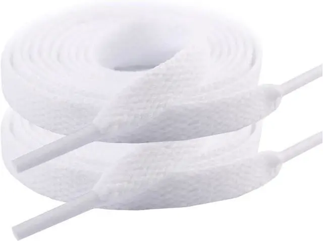Main image of 47" Solid Color Flat Shoelaces for Sneakers Hiking Boots Running Shoes