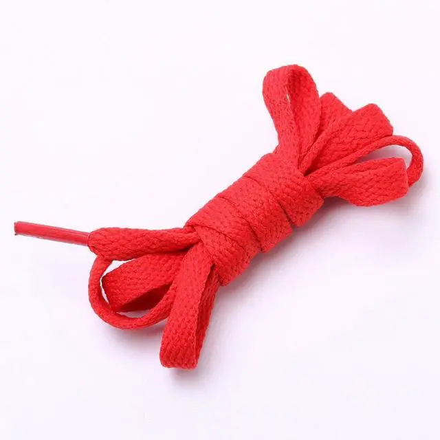 Alt view image 7 of 7 - 47" Solid Color Flat Shoelaces for Sneakers Hiking Boots Running Shoes