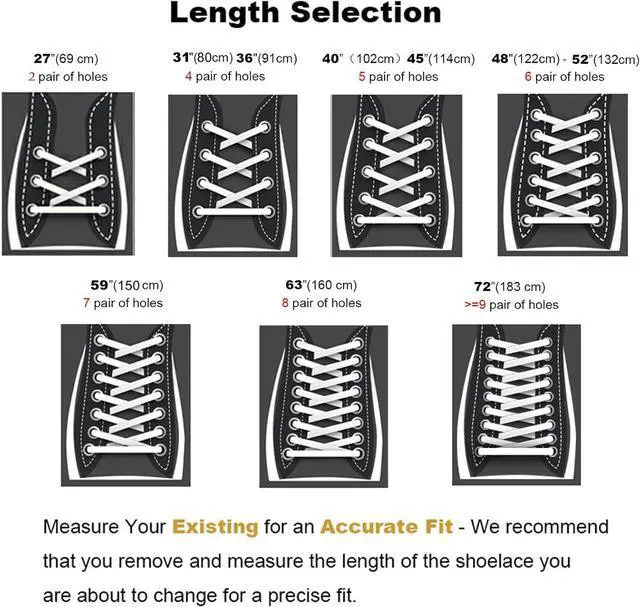 Alt view image 7 of 7 - Booyckiy 2 Pairs 2/5" Flat Shoe Laces for Sneakers 31 Colors Shoelaces in 27"-72"