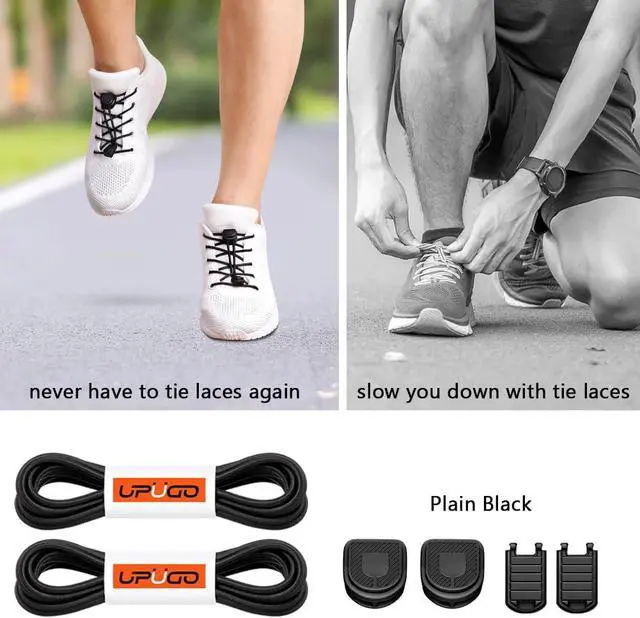 Alt view image 2 of 7 - UpUGo Elastic Shoe Laces, No Tie Shoe Laces for All Ages, One Size Fit All | Comfortable for Men, Women, Seniors
