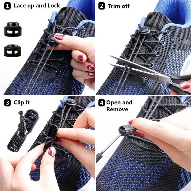 Alt view image 4 of 7 - UpUGo Elastic Shoe Laces, No Tie Shoe Laces for All Ages, One Size Fit All | Comfortable for Men, Women, Seniors