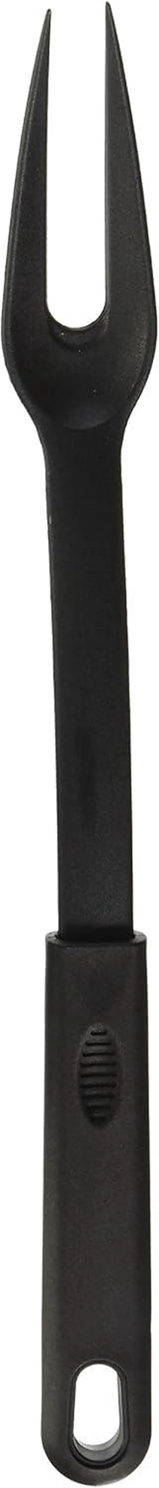 Alt view image 2 of 2 - Winco 12" Black Nylon Commercial Basting Fork | Durable construction, Turning Roasts, Carving, Meat Preparation and Commercial Kitchen Use