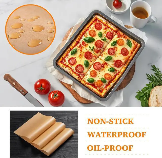 Alt view image 4 of 7 - KAWENDE 120 Pcs Air Fryer Liners, 10''x11'' Disposable Compatible with Emeril Lagasse 26 QT French Door 360 Air Fryer, Parchment Paper Sheets for Air Fryer Accessories