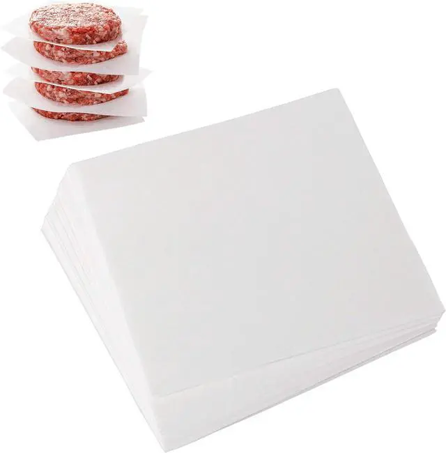 Main image of YQL 5.5x5.5 Inch Square Patty Paper, 300 Count Burger Separator Sheets | Nonstick Burger Press Paper for Patty Separation, Freezer Storage, Baking, Caramel Candy Wrappers and Food Preparation