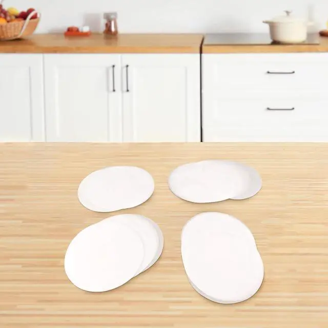 Alt view image 6 of 7 - Precut 4.5 Inch Parchment Sheets for Burger Press - 200pcs Patty Separator & Baking Rounds