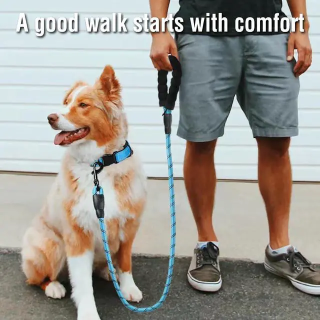 Alt view image 3 of 7 - COOYOO Dog Leash 5/6 FT with Comfortable Padded Handle and Highly Reflective Threads for Small Medium and Large Dogs