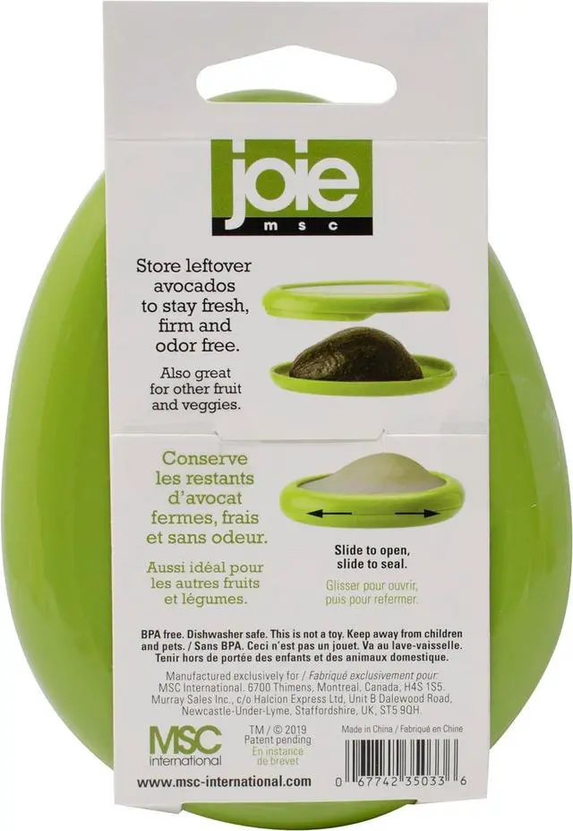 Alt view image 2 of 6 - Joie Food Saver, Fresh Stretch Pod Avocado Storage Container, BPA-Free | Stores Leftover Half of Avocado For Fresh Keeping, Keeps Leftover Produce Flavorful and Firm in Fridge, Slows Down Oxidation