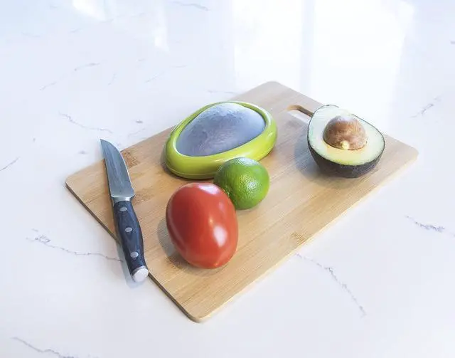 Alt view image 6 of 6 - Joie Food Saver, Fresh Stretch Pod Avocado Storage Container, BPA-Free | Stores Leftover Half of Avocado For Fresh Keeping, Keeps Leftover Produce Flavorful and Firm in Fridge, Slows Down Oxidation
