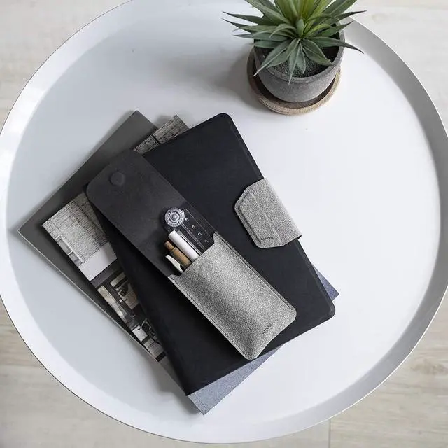 Alt view image 4 of 7 - LHiDS Leather Pencil Pouch, Pen Bag for Three Fountain, Ballpoint & Rollerball Pens, Small Pencil Case, Travel Bags Organizer