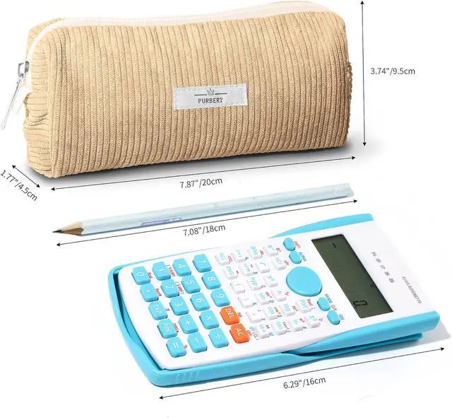 Alt view image 3 of 7 - Soft Corduroy Pencil Case Pouch - Small Stationery Pen Bag Apricot | Cute Aesthetic Design, Smooth Zipper, Compact Makeup Pouch, Ideal for School, Daily Use, Travel, for Girls, Boys, Students